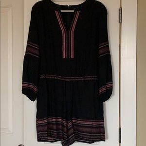 Black romper with beautiful details